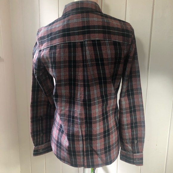 UGG Women's Elin Flannel Button Front Long Sleeve - Picture 7 of 8